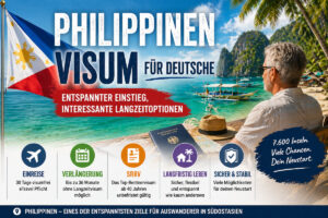 Philippinen Visum Deutsche – Einreise, Touristenverlängerung & SRRV im Überblick
