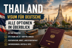 Thailand Visum Deutsche – Touristenvisum, DTV, Rentnervisum & Work Permit im Überblick