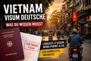 Vietnam Visum Deutsche 2026 – Langzeitaufenthalt, E-Visum & Work Permit erklärt